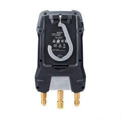 Testo 550s (0564 5503) - цифровой манометрический коллектор и смарт-зонды зажимы температуры и набор из трёх заправочных шлангов