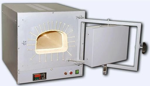 Печь муфельная 8л, 1250C, программируемый терморегулятор РТ-1250Т, вытяжка