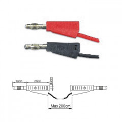 Измерительные провода ПрофКИП PTL908-8 Male-Male 4 мм