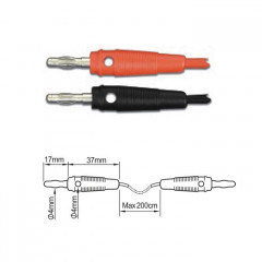 Измерительные провода ПрофКИП PTL904-4 4 мм Male-Male