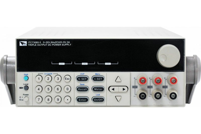 Программируемый источник питания постоянного тока с тремя выходами ITC73060-3